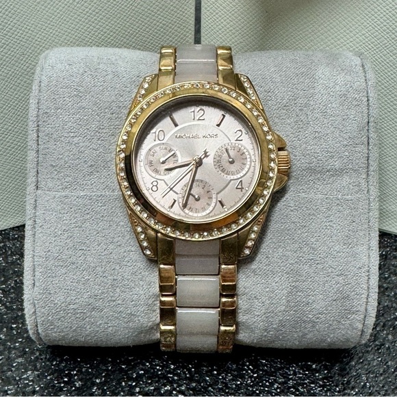 Michael Kors Mini Blair watch, model number MK6175.